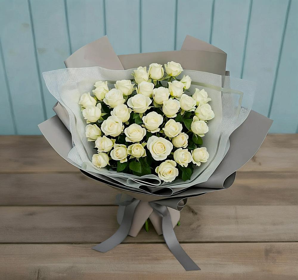 Букет Белоснежная нежность в Дубках Дагестан