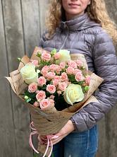 Букет цветов из:  Розы в Дубках Дагестан