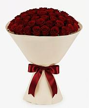 Букет 101 Бордовая роза Блэк Бакарра в Дубках Дагестан