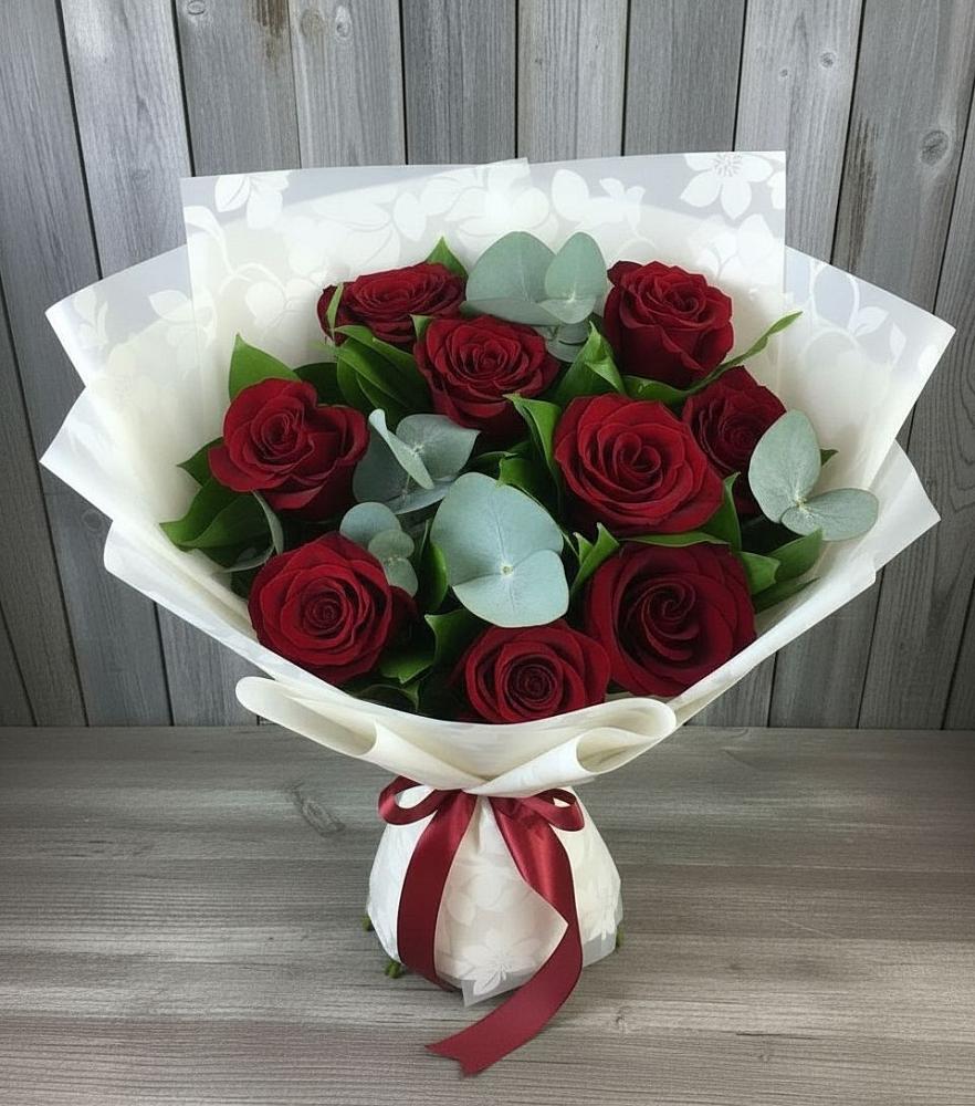 Букет цветов из: Розы в Дубках Дагестан