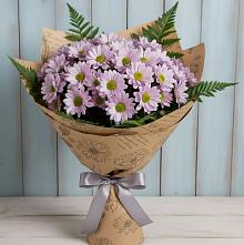 Букет цветов из:  Хризантемы в Дубках Дагестан