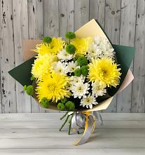 Букет цветов из:  Хризантемы в Дубках Дагестан
