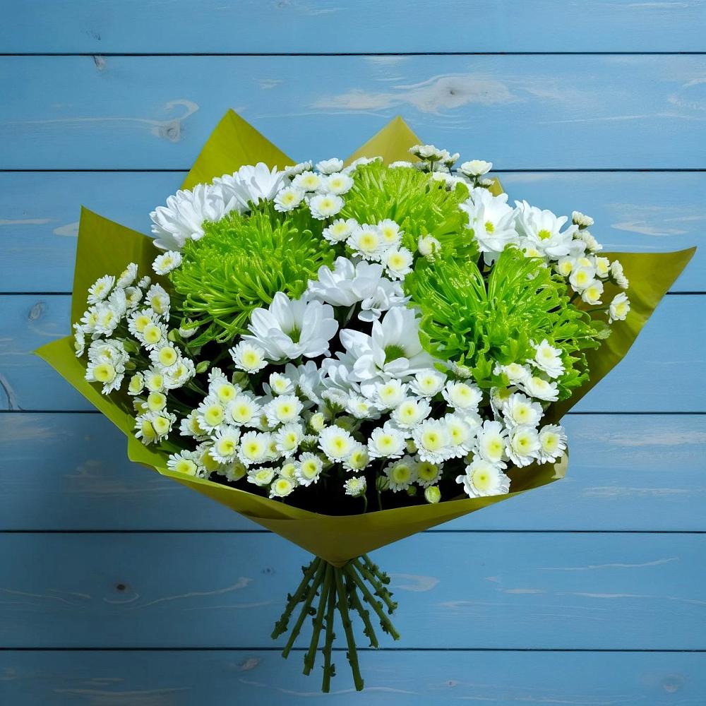 Букет цветов из: Хризантемы в Дубках Дагестан
