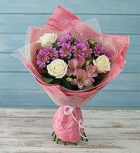 Букет цветов из:  Герберы в Дубках Дагестан