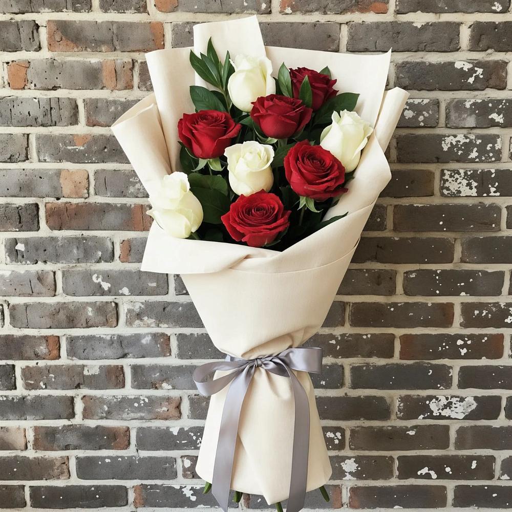 Букет цветов из: Розы в Дубках Дагестан