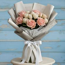 Букет цветов из:  Розы в Дубках Дагестан