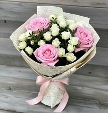Букет цветов из:  Розы в Дубках Дагестан