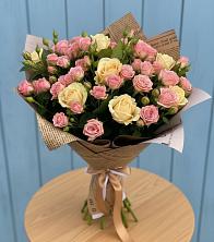 Букет цветов из:  Розы в Дубках Дагестан