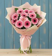 Букет цветов из:  Герберы в Дубках Дагестан